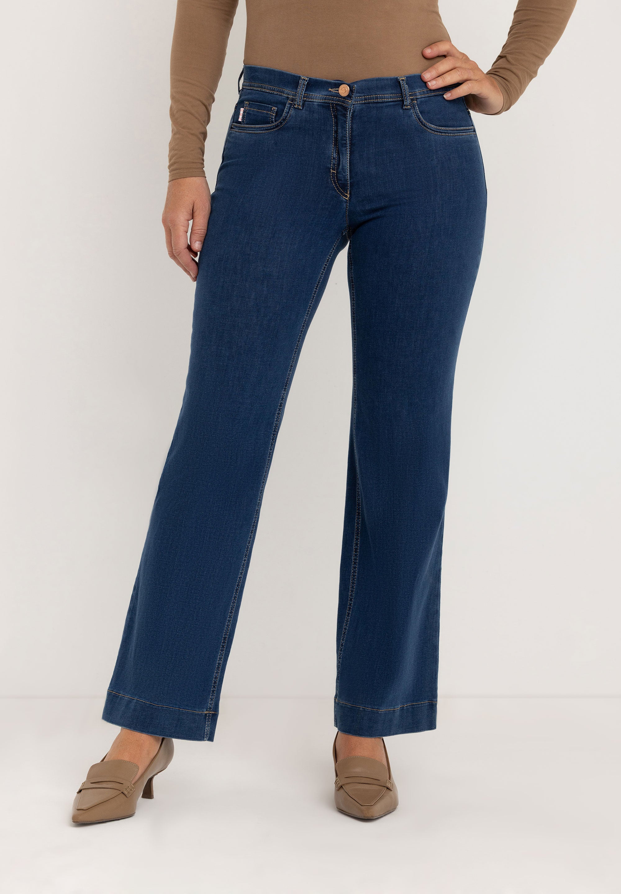 Ginie Slim Hose | Stone Blue